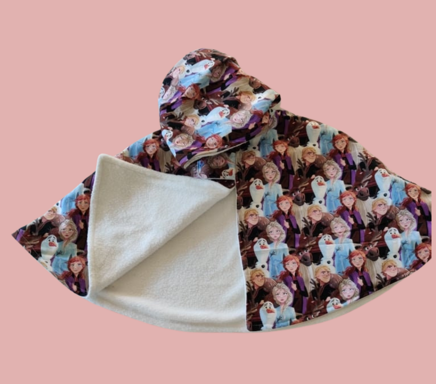 Frozen - Elsa/Ana | Reversible Hooded Poncho