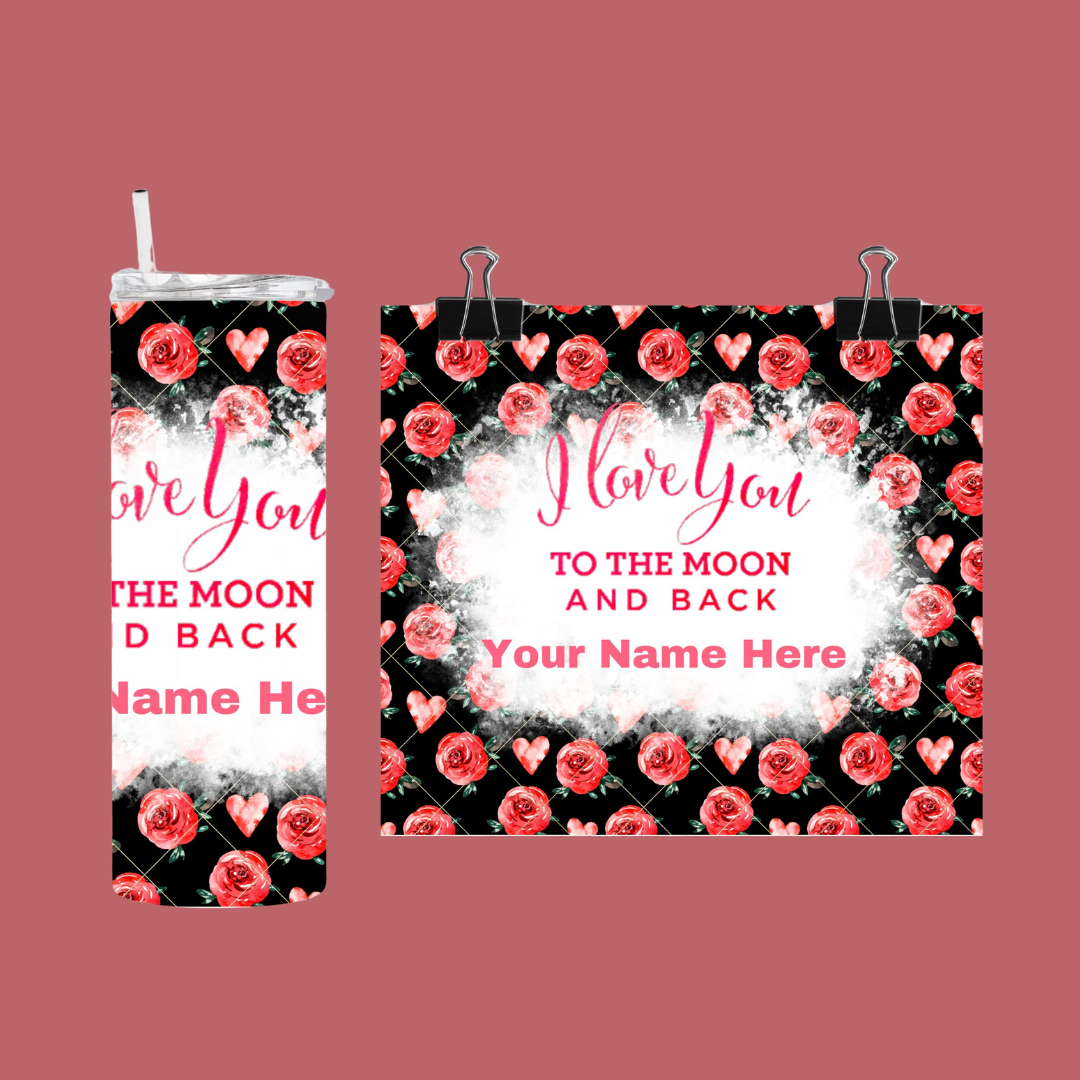 I Love You | Personalized Tumbler