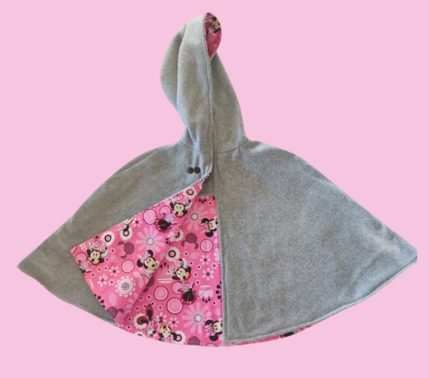 Minnie Mouse | Reversible Hooded Poncho