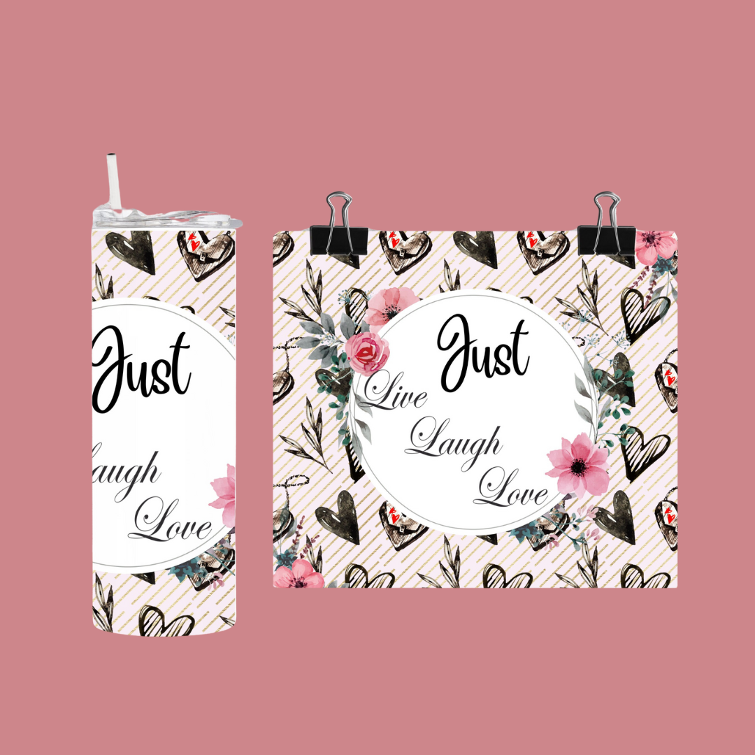 Live, Laugh, Love | Personalized Tumbler