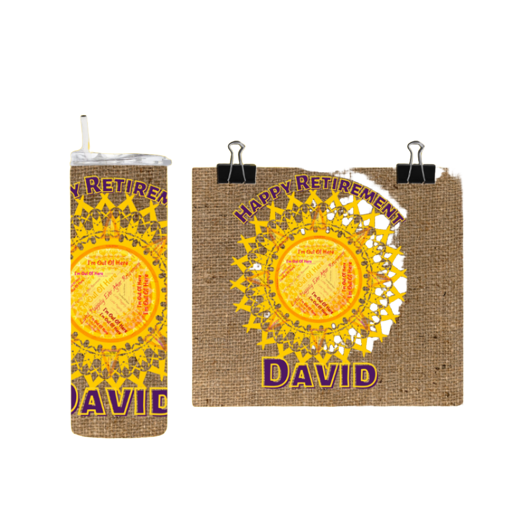 Happy Retirement 7 | Personalized Tumbler