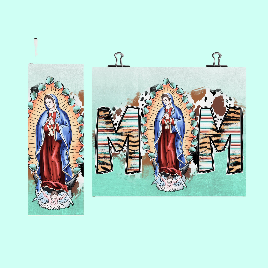 Guadalupe Mom Mint | Personalized Tumbler