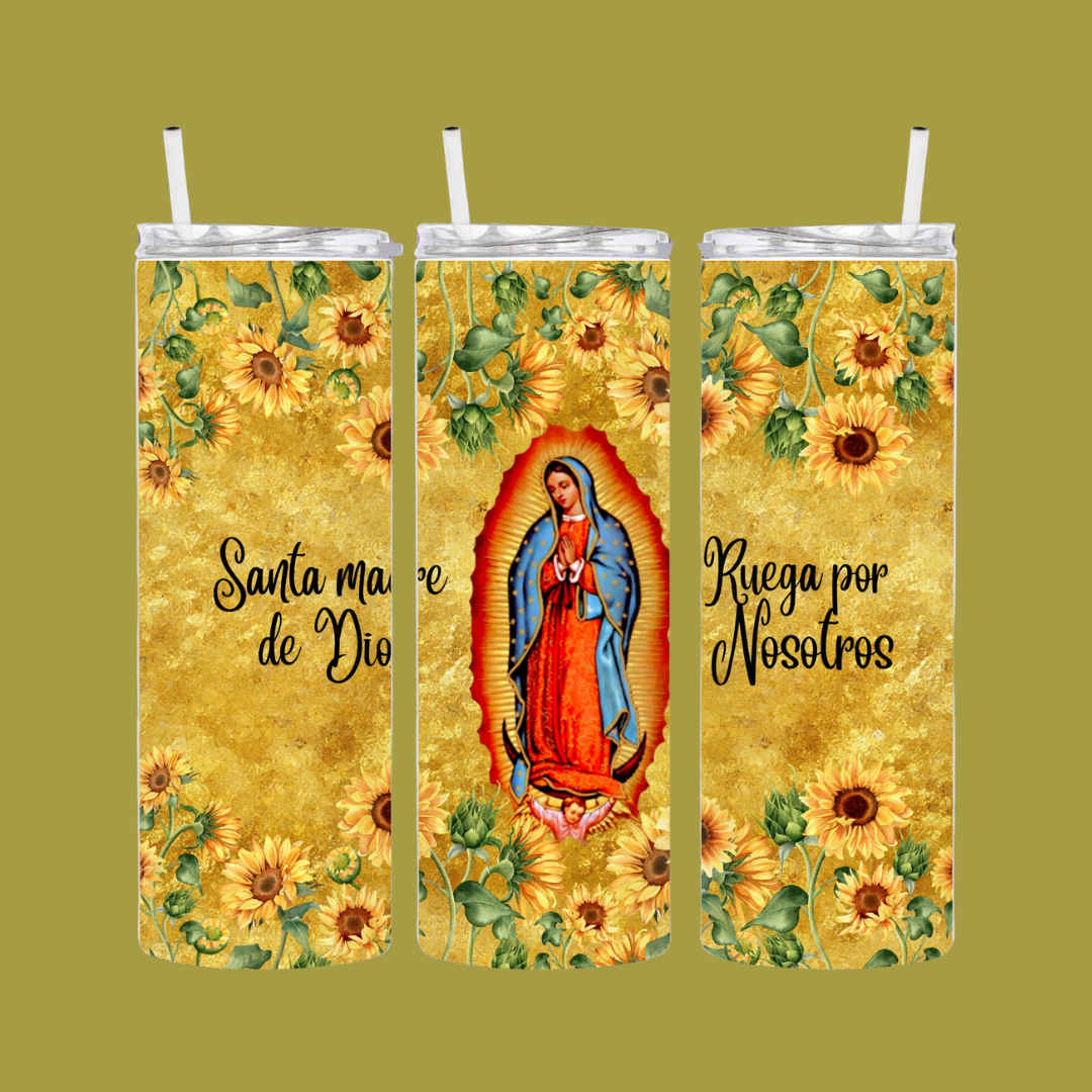 Guadalupe Mom Pray (in Spanish) | Personalized Tumbler