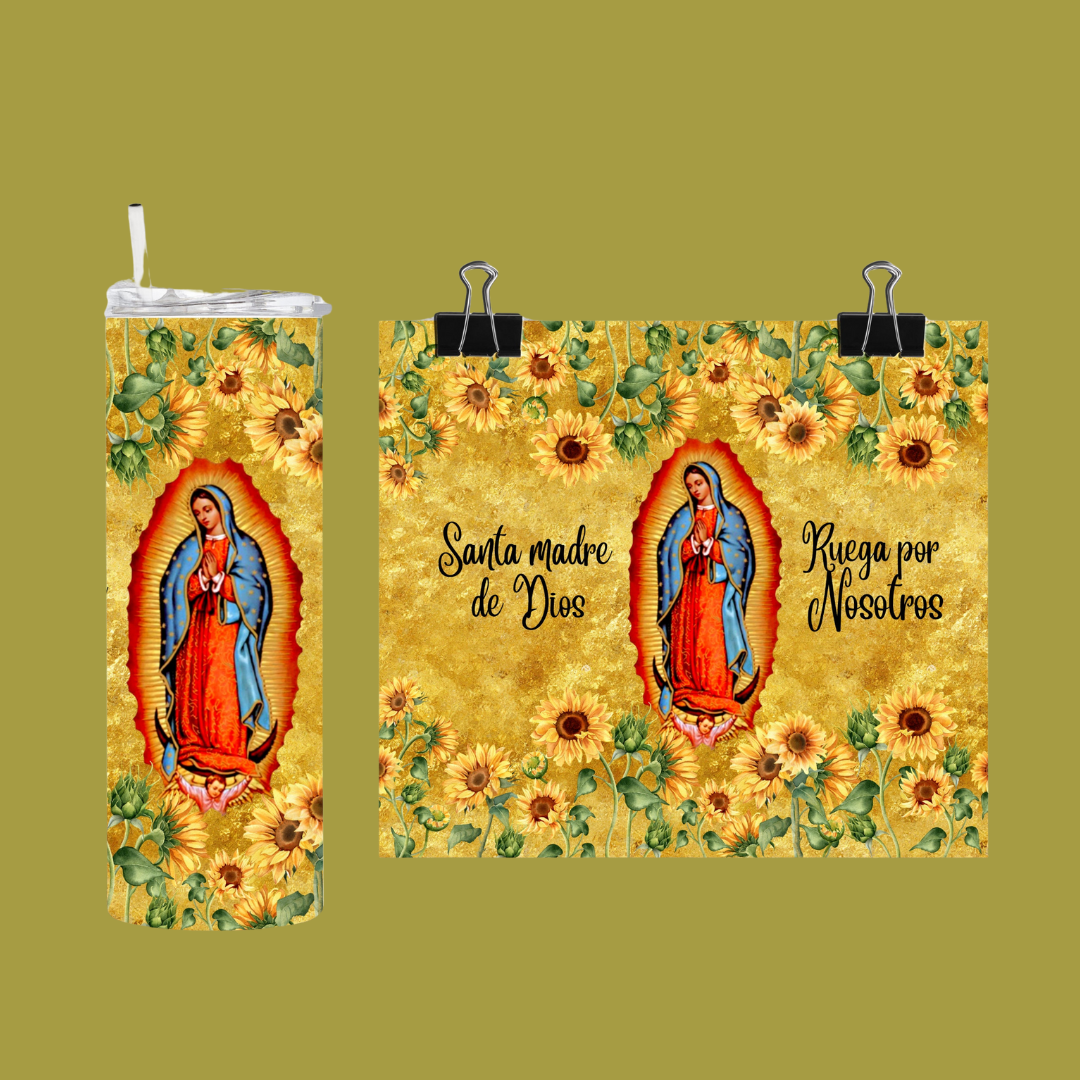 Guadalupe Mom Pray (in Spanish) | Personalized Tumbler