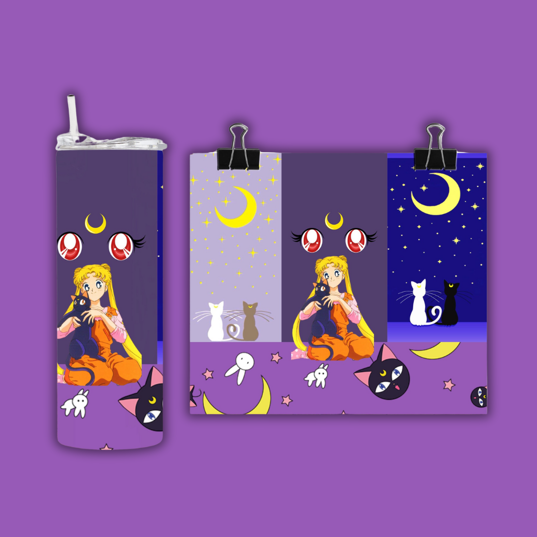 Sailor Girls Cat 12 | Tumbler