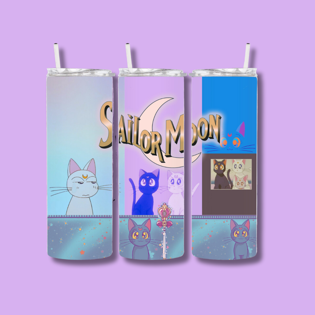 Sailor Girls Cat 4 | Tumbler Sublimation Design