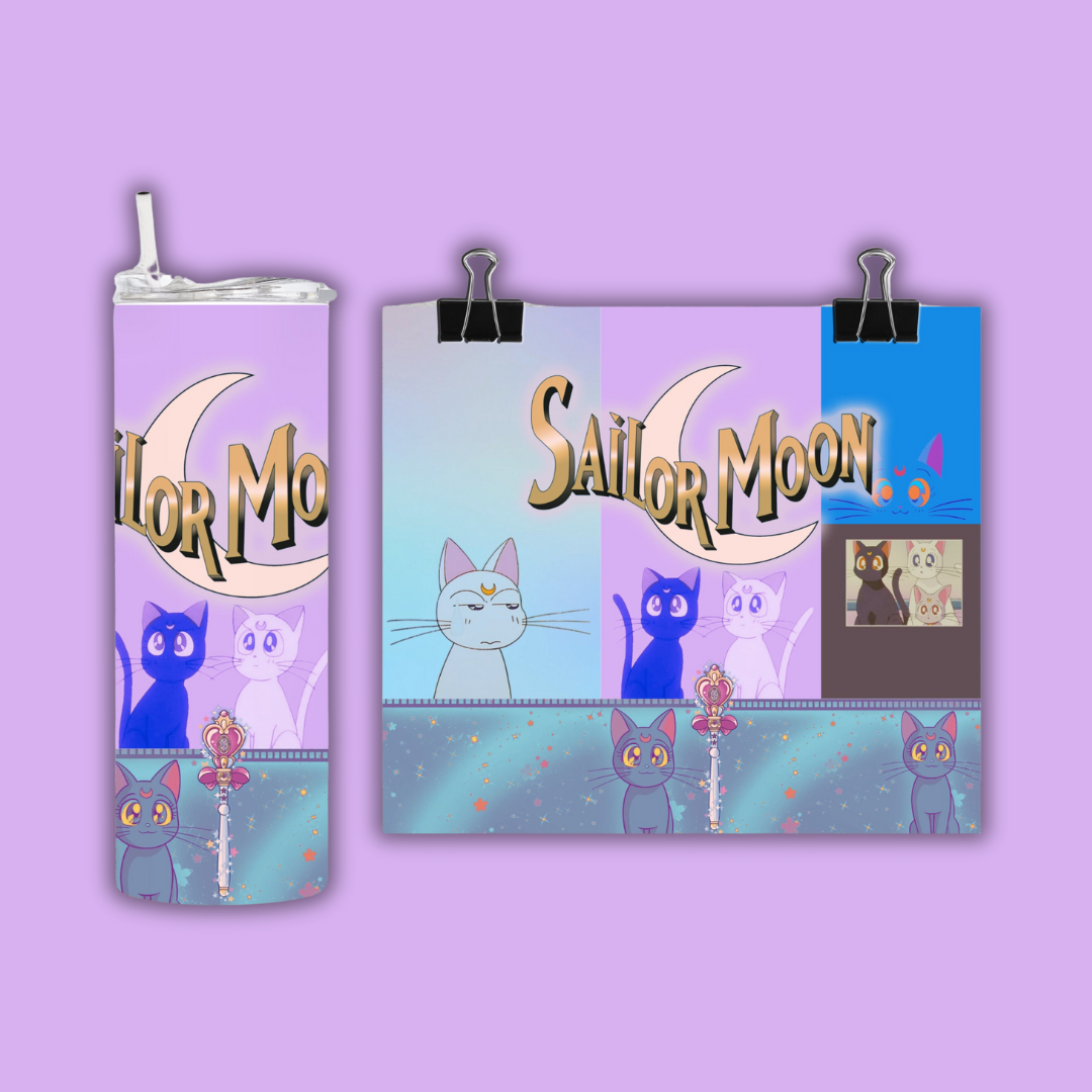 Sailor Girls Cat 4 | Tumbler Sublimation Design
