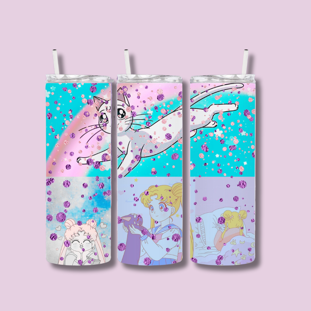 Sailor Girls Cat 6 | Tumbler Sublimation Design