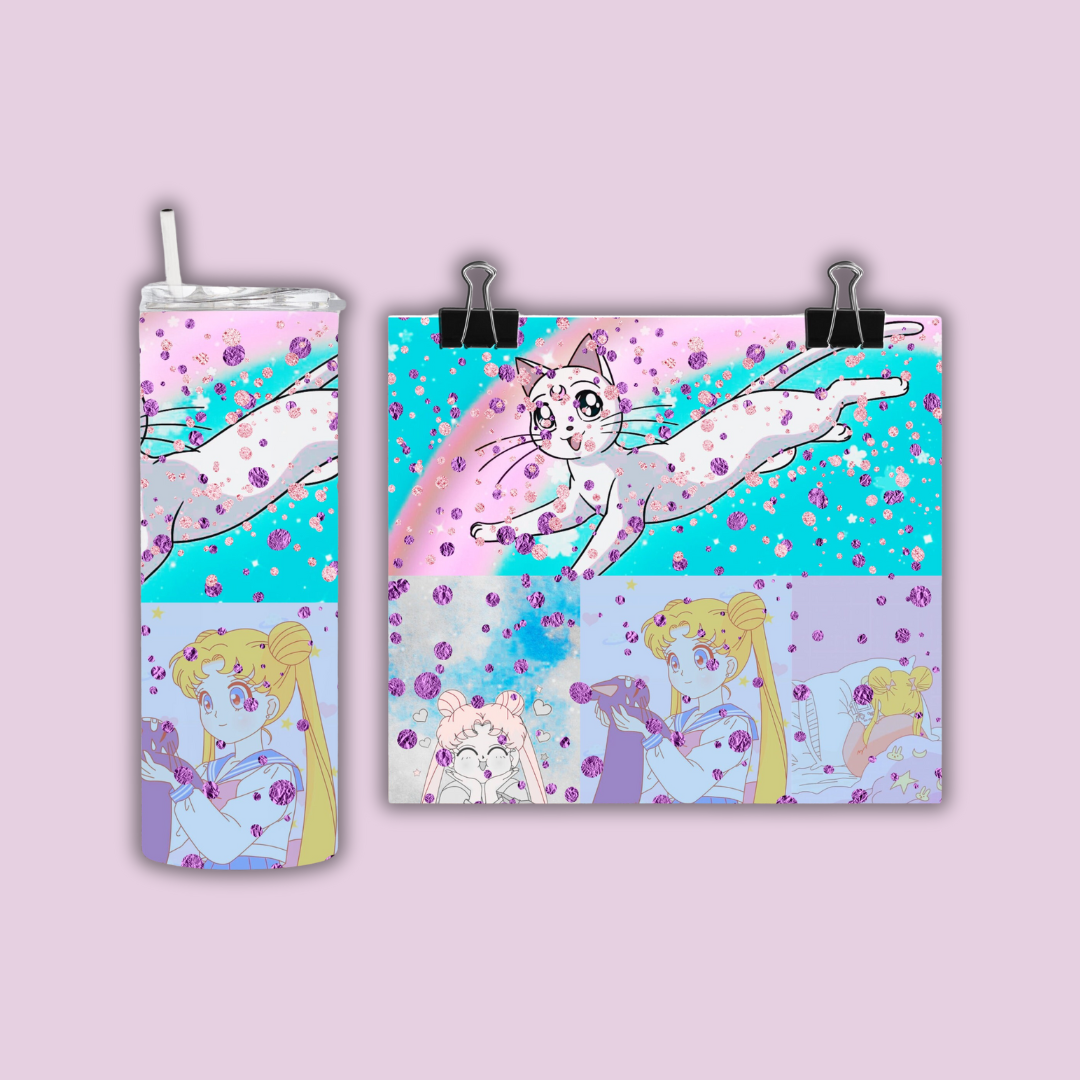 Sailor Girls Cat 6 | Tumbler Sublimation Design