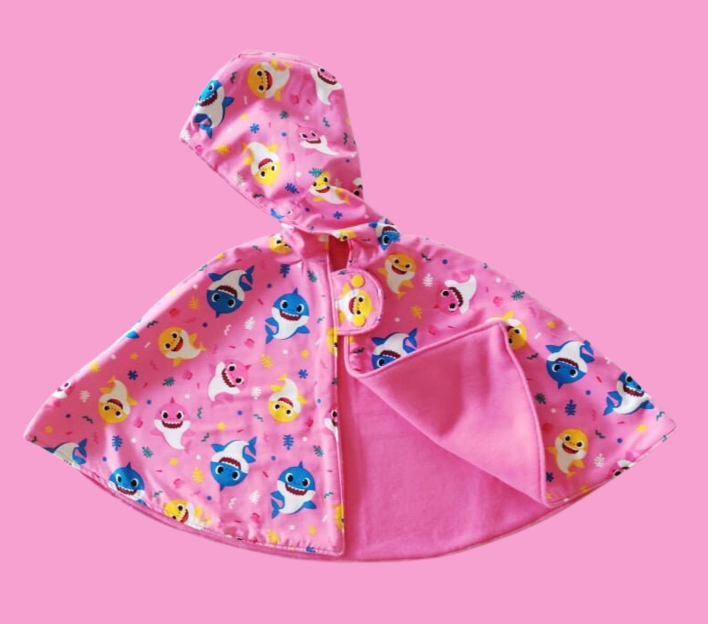 Baby Shark - Poncho | Reversible Hooded Poncho