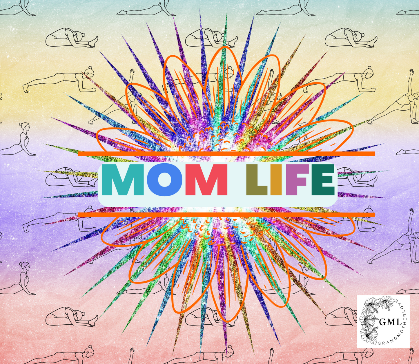 Yoga Mom, multi colors | Tumbler