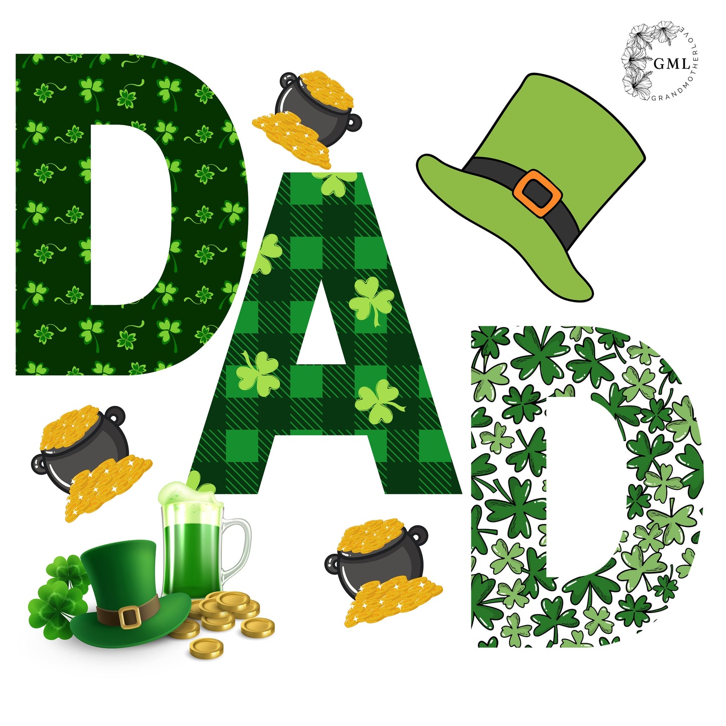 T-shirts (Sublimation) | Dad St. Patricks Day