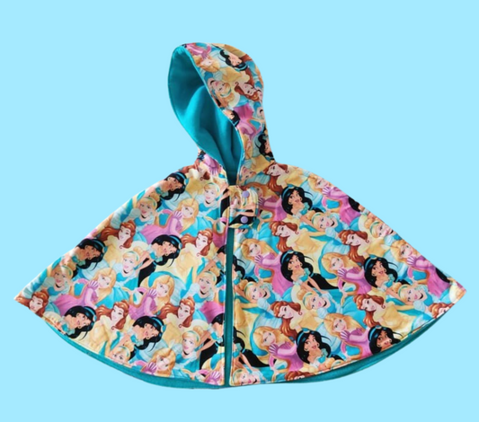 Disney Princess | Reversible Hooded Poncho