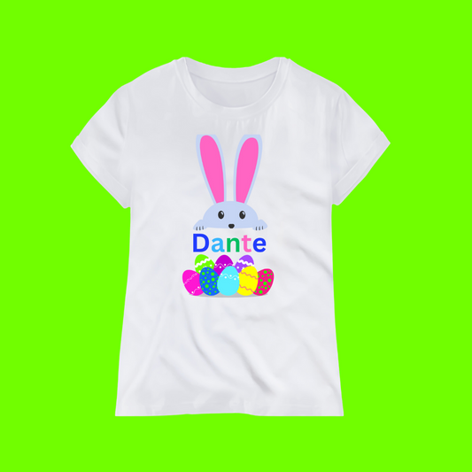 Kids Easter Bunny 4 | Personalized T-shirt + Digital File PNG