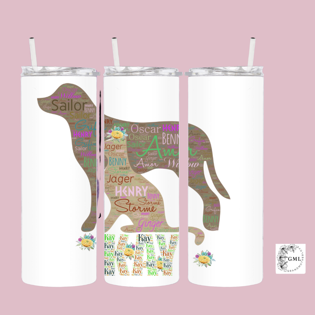 Pet Names | Personalized  Tumbler