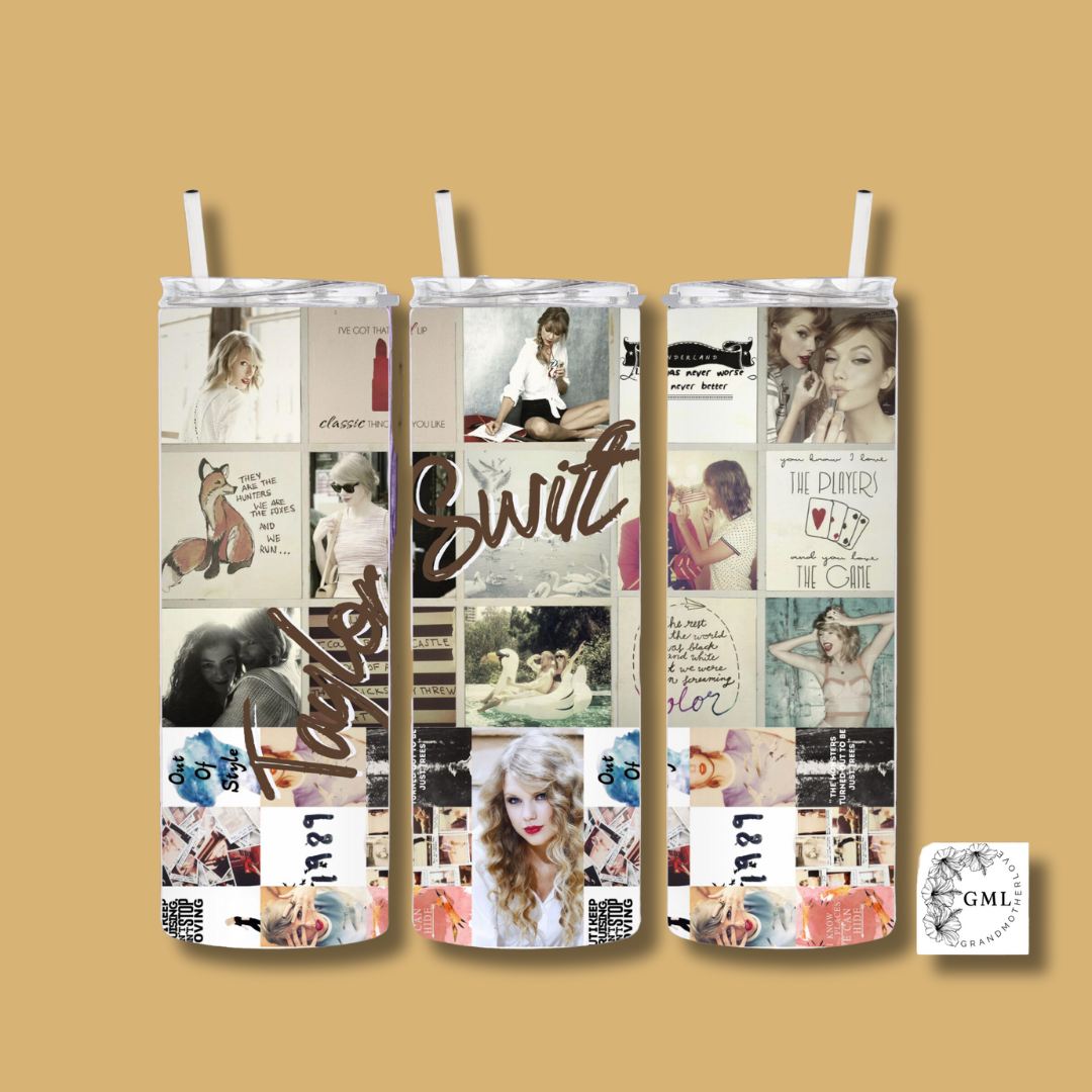 Taylor Swift | Personalized Tumbler With Lid and Straw