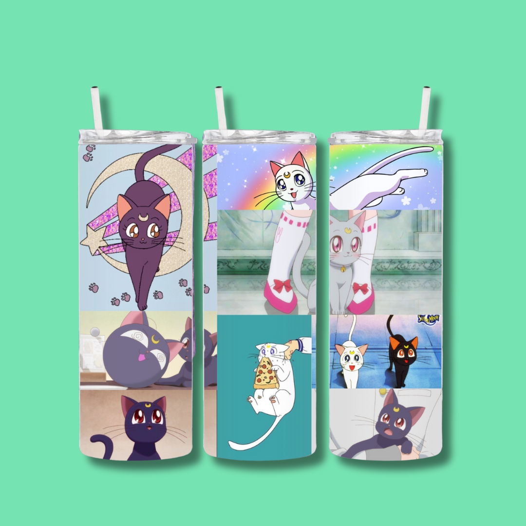 Sailor Girls Cat 7 | Tumbler Sublimation Design