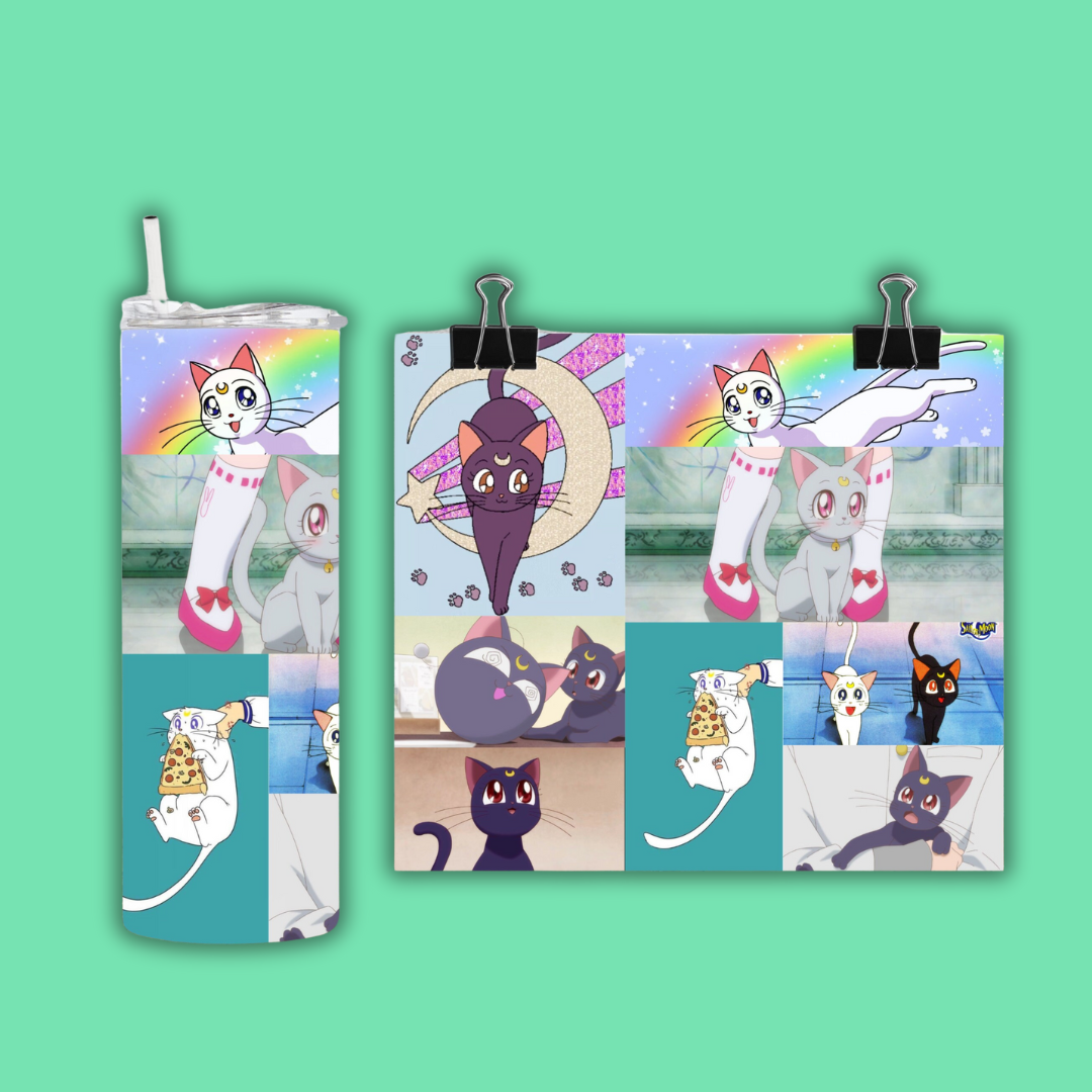 Sailor Girls Cat 7 | Tumbler Sublimation Design
