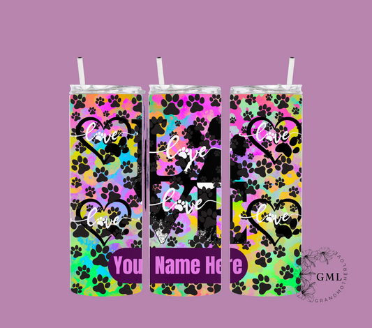 I Woof You - Valentine | Personalized Tumbler