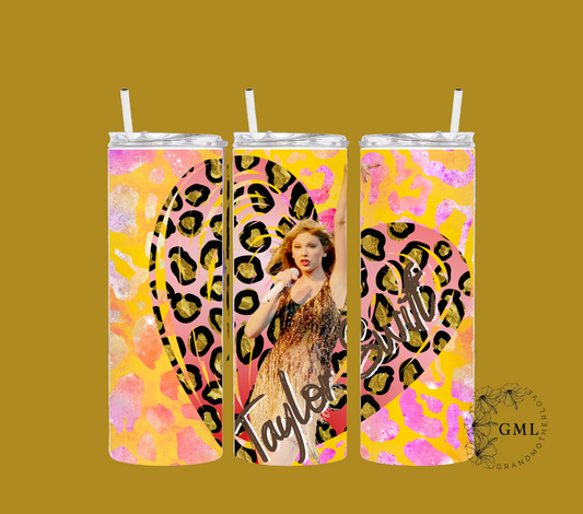 Taylor Swift 4 | Personalized Tumbler With Lid and Straw 20onz