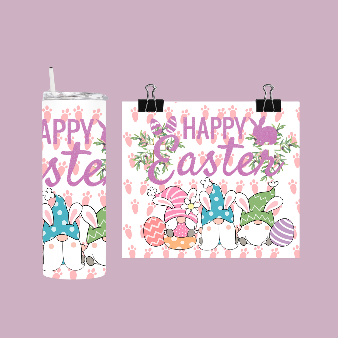 Kids Easter Gnome | Personallized Tumbler