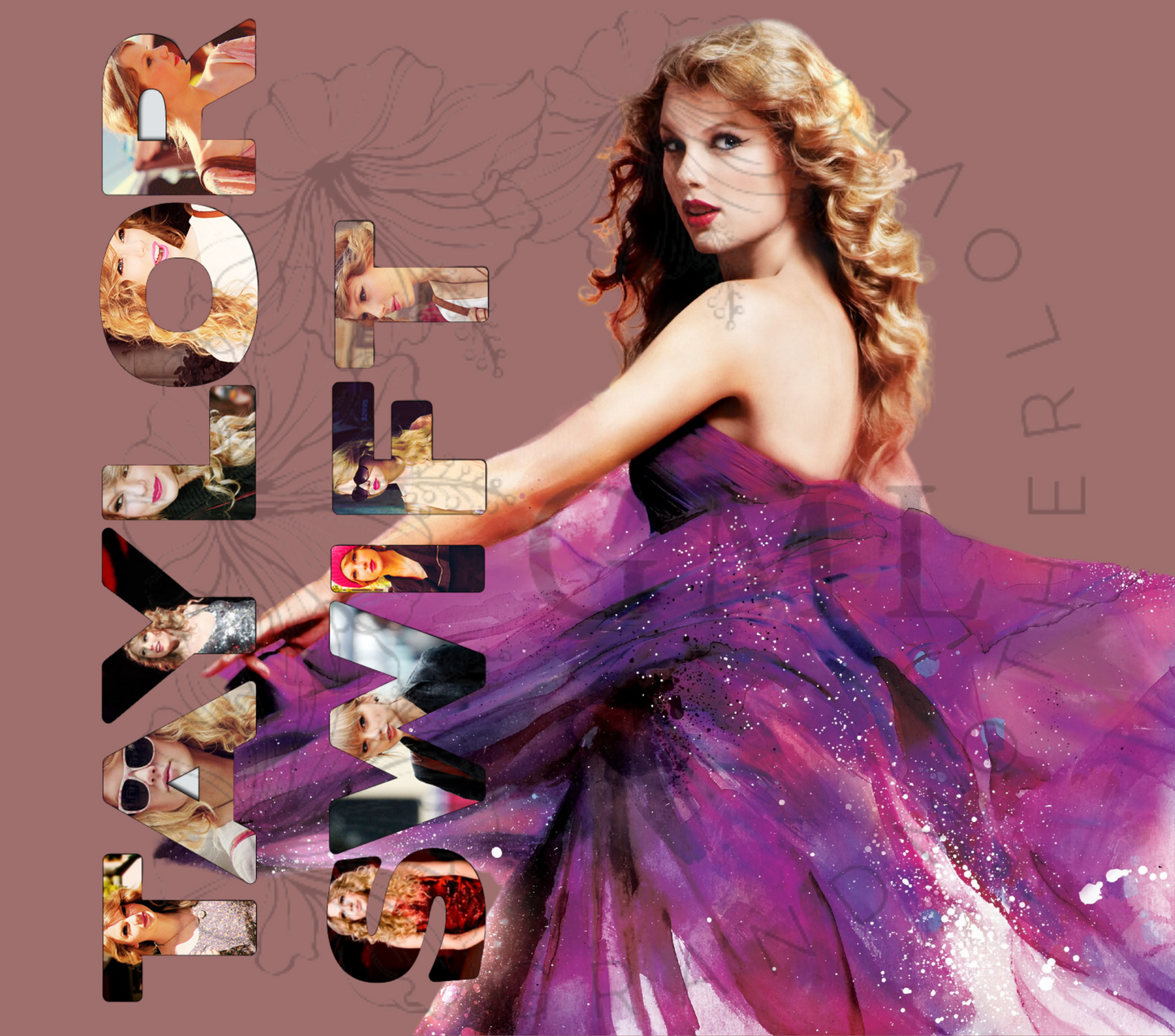 Taylor Swift 2 | Personalized Tumbler + PNG File