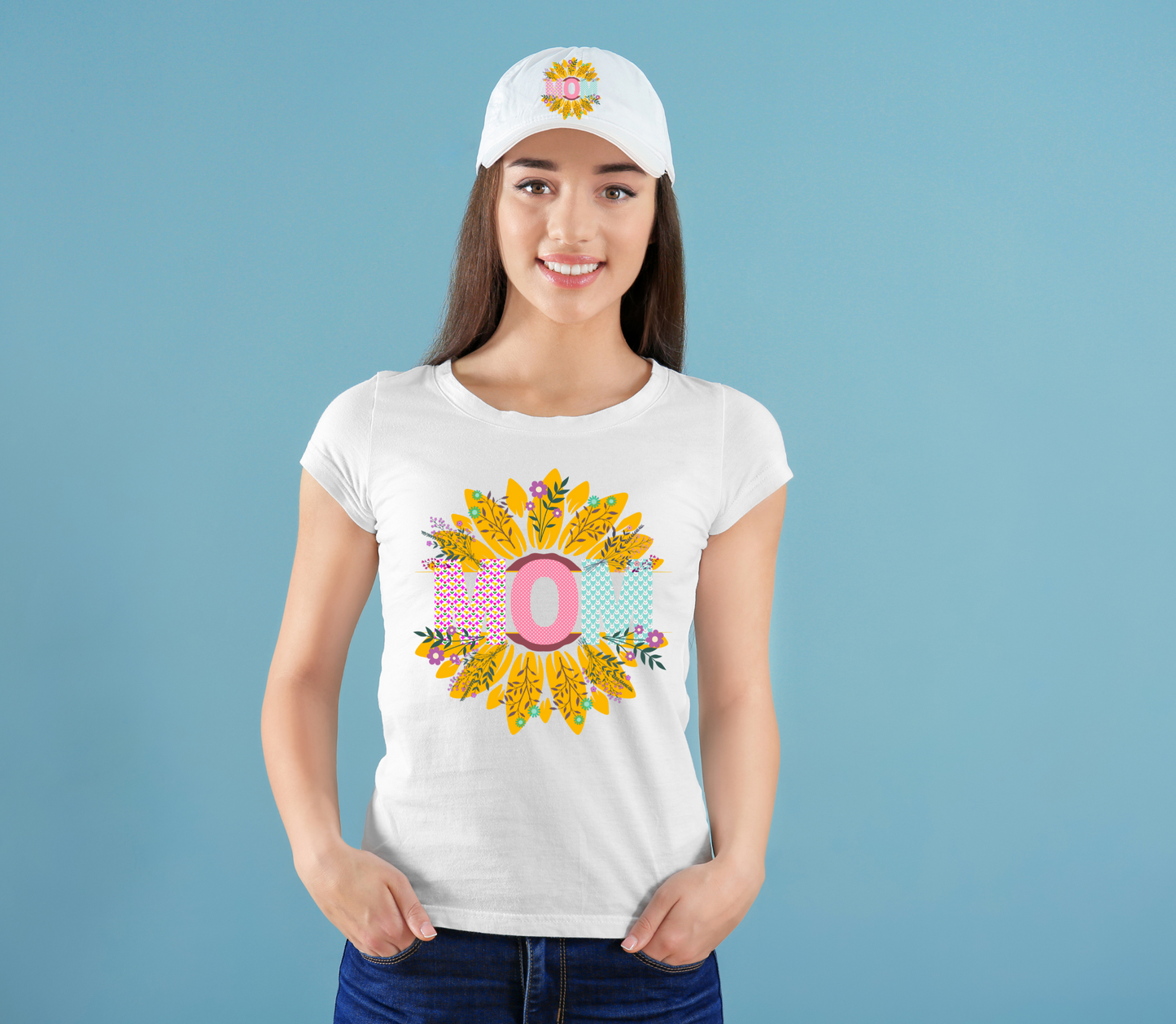 Mom Sun Flower | T-shirt, Personalized