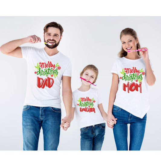 Matching Family Christmas T-shirts & Mugs